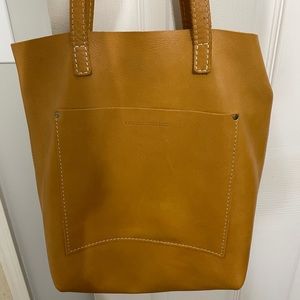 PLG Portland Leather Goods Full-Size Crossbody Tote Bag in Sunflower 🌻 Purse